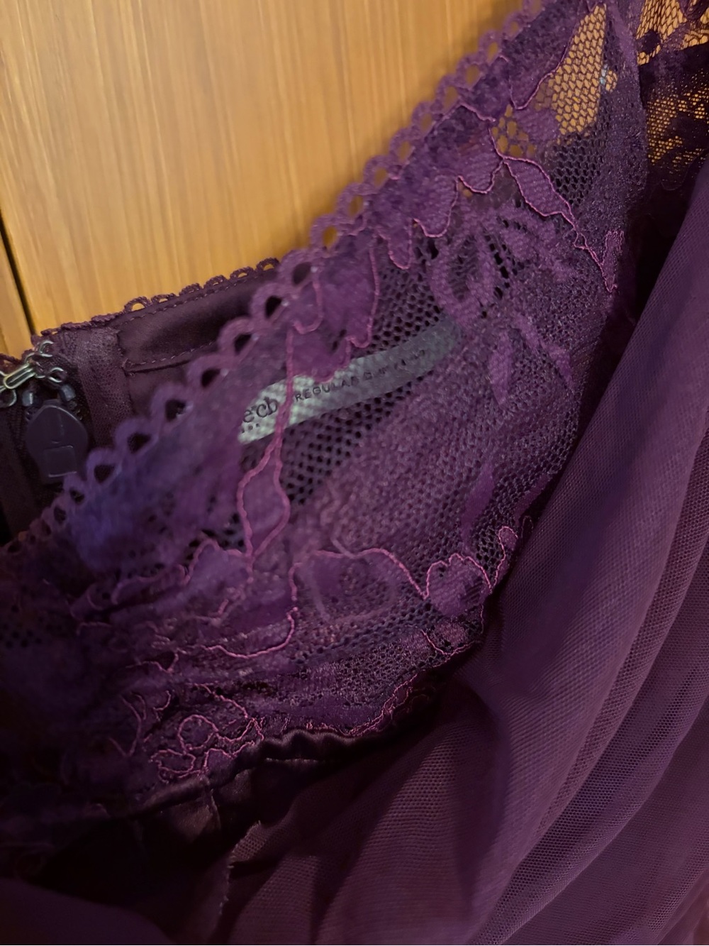 House of CB Purple Ruched Slip Midi Dress - Picture 4 of 4